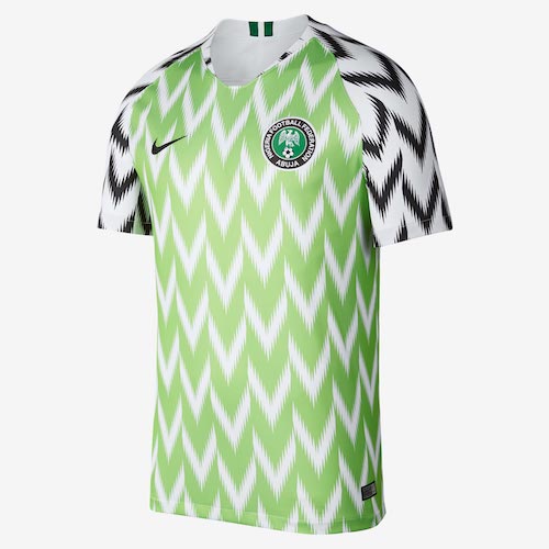 Nigerian 2018 World Cup / Home Jersey