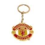 MANCHESTER UNITED - Official Football Club Merchandise - Gold Keyring