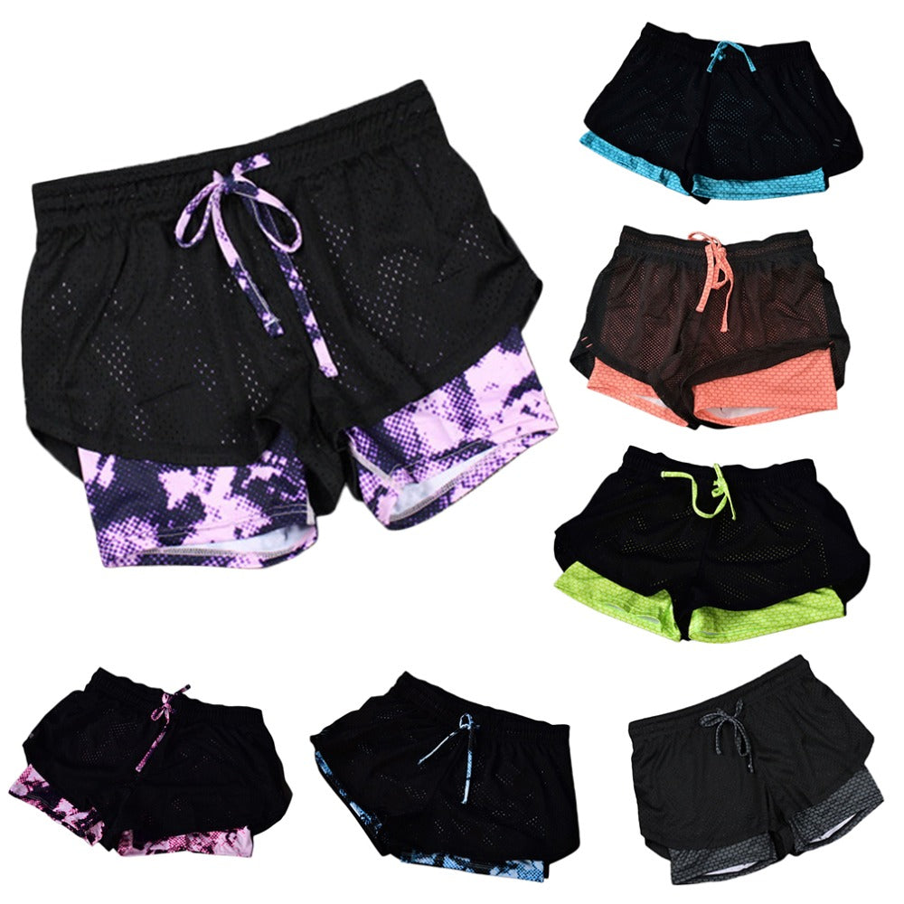 New Spandex Sports Womens Running Shorts