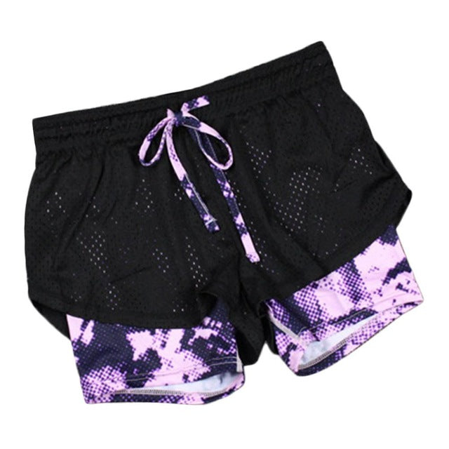 New Spandex Sports Womens Running Shorts