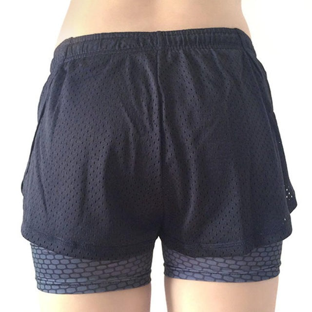New Spandex Sports Womens Running Shorts
