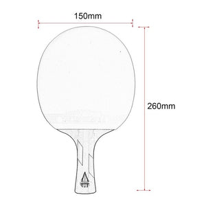 REIZ 5 Stars Table Tennis Racket With Case