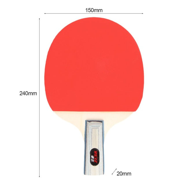 REIZ 2401 Table Tennis Racket Set With 3pcs Balls