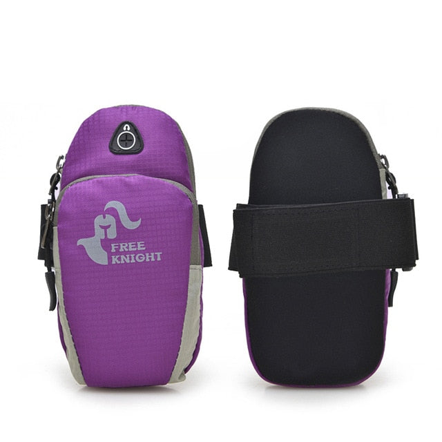Sports Arm Bag Running Jogging Gym Armband With Music Headset Hole-Fits Outdoor Fanny Cellphone Packs