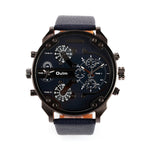 Oulm 3548 Men's Boys Big Round Dial Dual