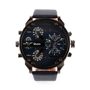 Oulm 3548 Men's Boys Big Round Dial Dual