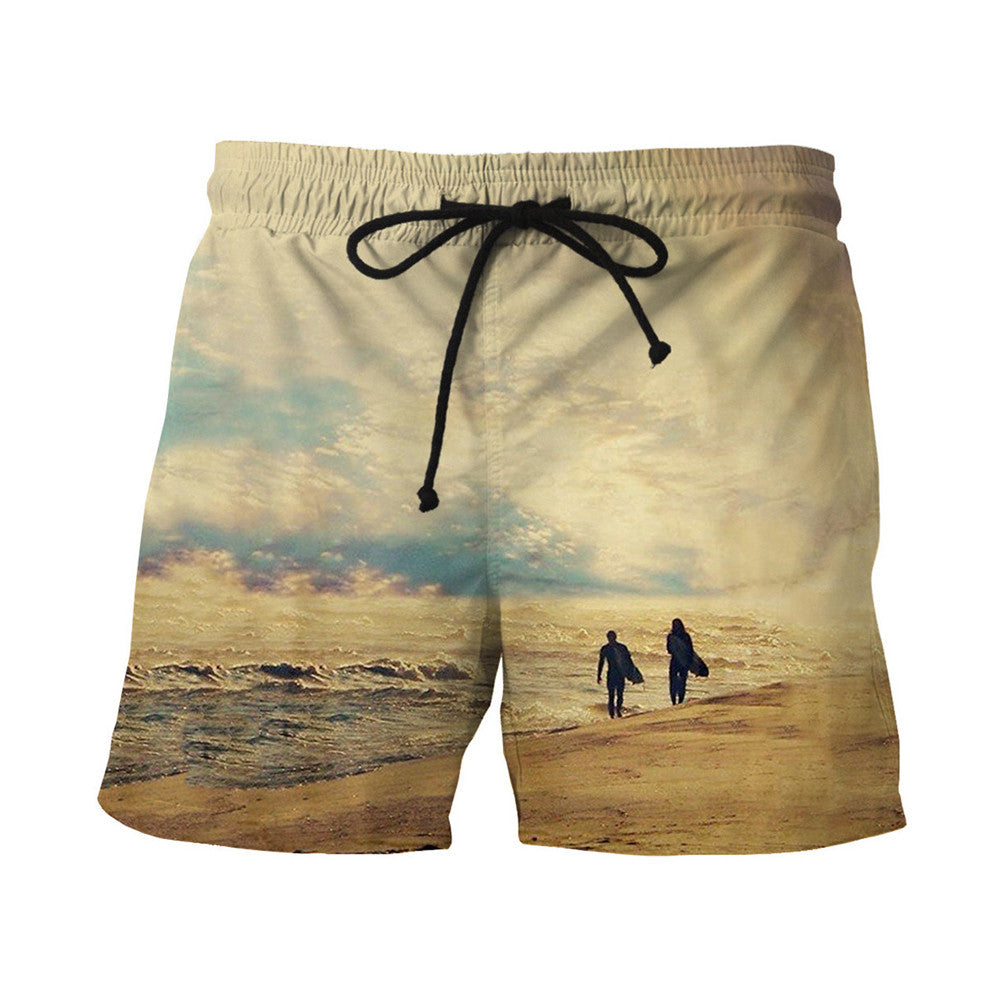 Men Swimming Trunks with Pockets