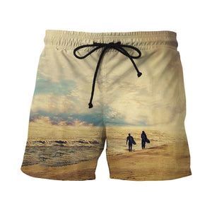 Men Swimming Trunks with Pockets